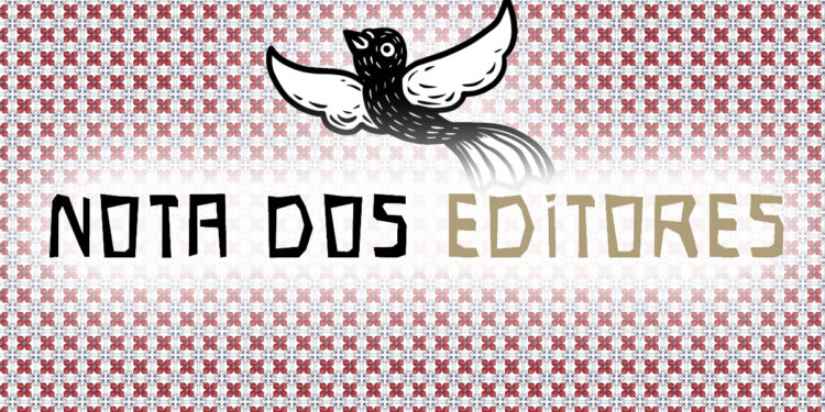 Maio de 2026 – Nota dos editores