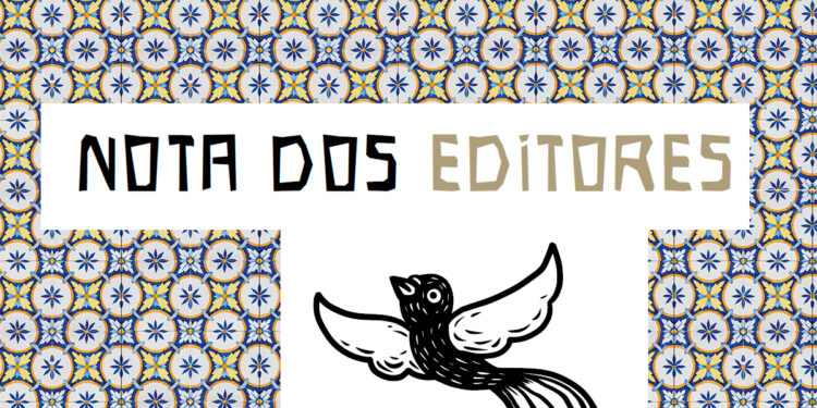Nota dos Editores – Agosto 2026